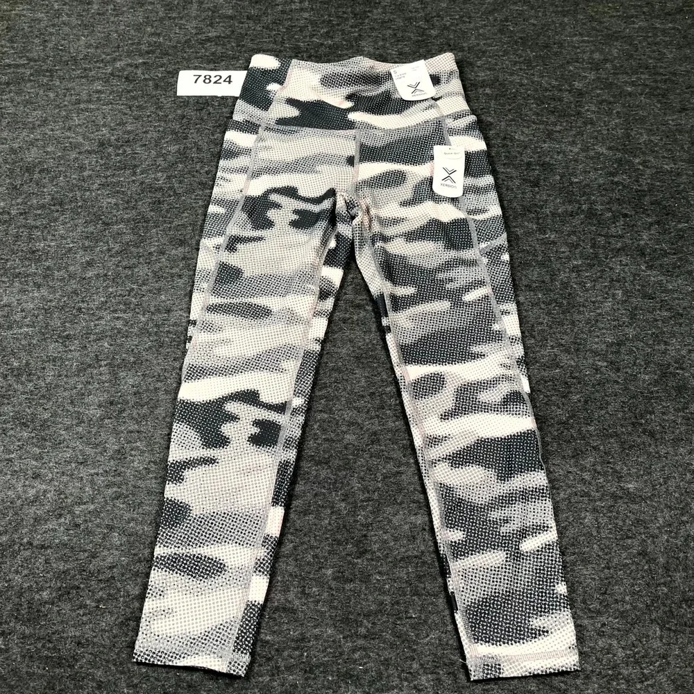 Xersion Ankle Leggings‎ Womens Small Multicolor Camouflage High Rise Athletic